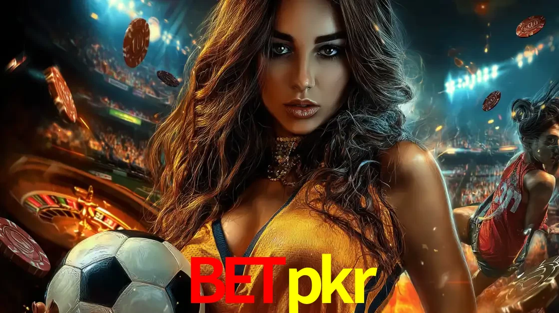 Mulher segurando uma bola de futebol em uma montagem que mistura a paixão esportiva com a emoção da roleta de cassino, tudo disponível na plataforma betpkr.
